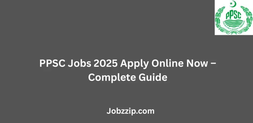 PPSC Jobs 2025 Apply Online Now Complete Guide